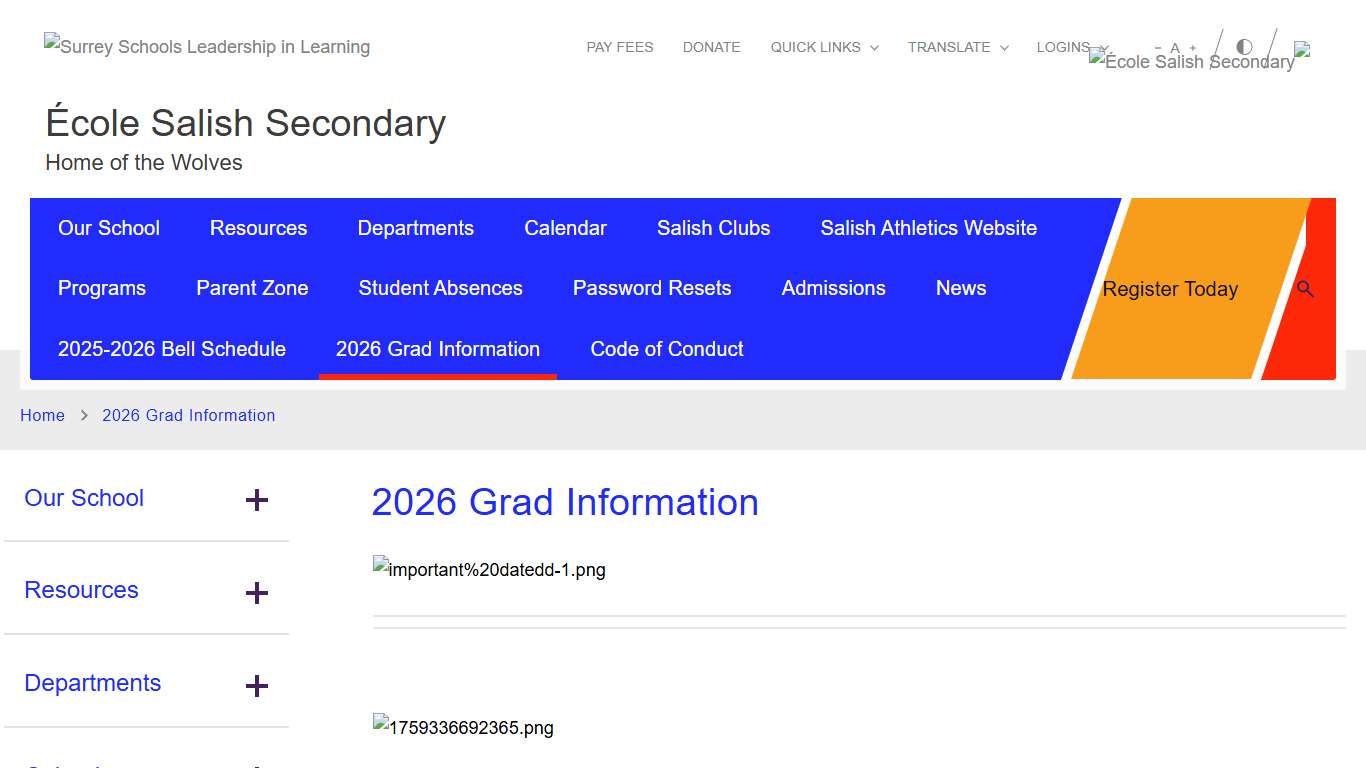2026 Grad Information